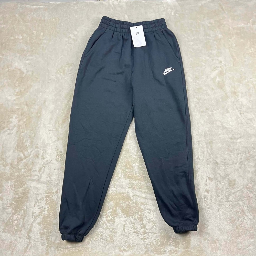 Nike Kids Sportswear Loose Fit Fleece Sweatpants Black FD2933-010 Size Medium